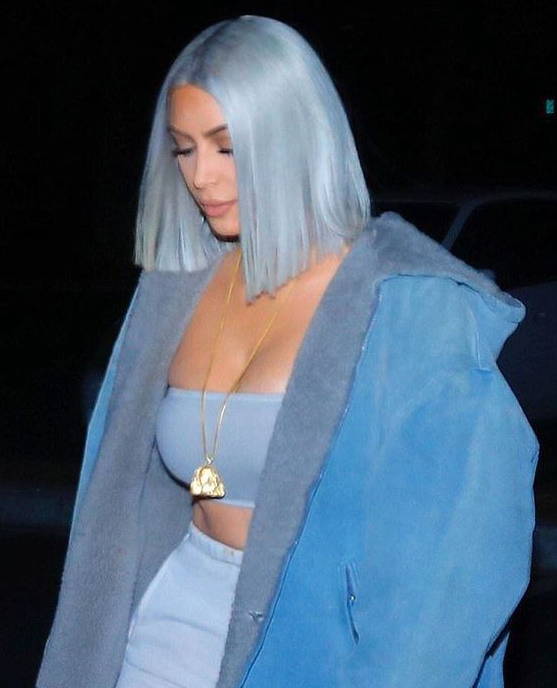 Pale Blue Hair Color Trend