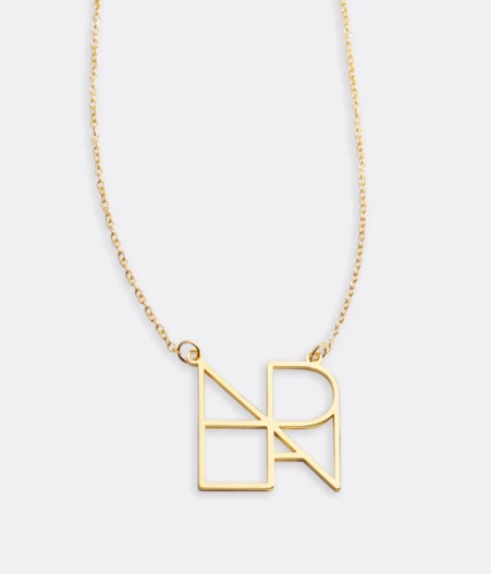 Minimalist Monogram Name Necklace