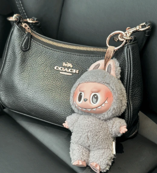 Labubu doll bag charm