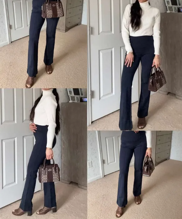 Outfit Styling Mott & Bow Slim Knit Pants