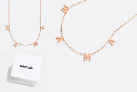 A Stylish and Meaningful Gift Idea for Mom: The MAMA Letter Necklace