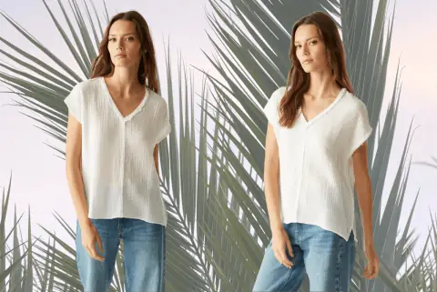 I Can't Get Enough of This Super Airy Top from Michael Stars