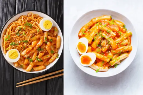 Delicious Korean Street Food Tteokbokki